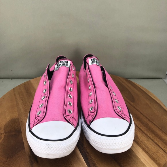 Converse Chuck Taylor All Star Slip Ox Pink Canvas Slip On Sneakers Shoes Men 14 - Picture 2 of 8